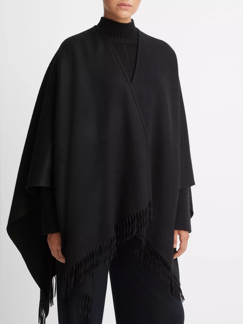 Vince Wool and Cashmere Double-Face Cape